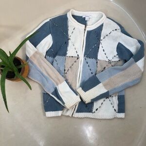 Dressbarn color block sweater